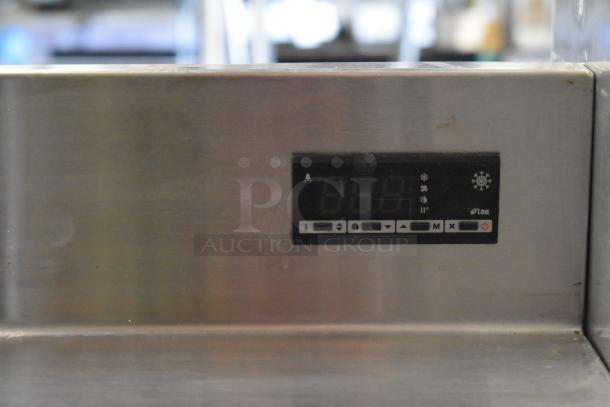 Duke RBC-60M commercial cooler, stainless steel, 3-door, work top, digital display, 120V, 1 Phase, excellent condition.