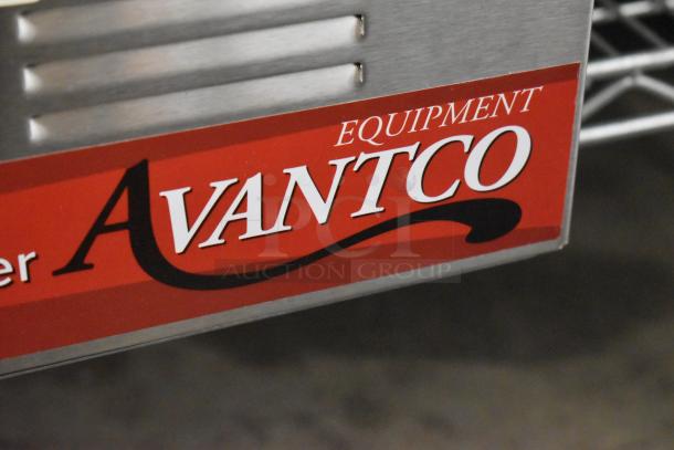 Brand new Avantco 177W50CKR electric countertop food warmer, 12" x 20", full size, 120V, with minor scratches.