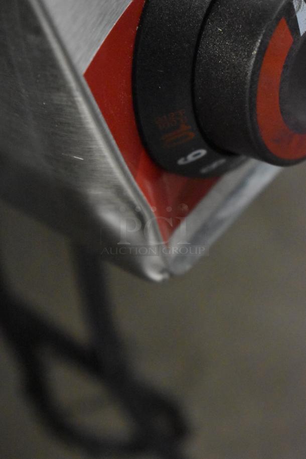 Brand new Avantco 177W50CKR 12"x20" electric food warmer, scratch and dent, 120V, 1 phase, featuring control knob.