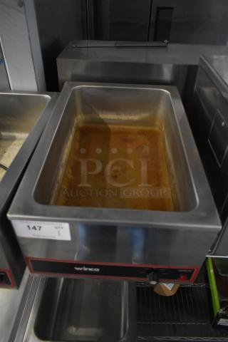 Winco FW-S500 Commercial Countertop Food Warmer. 120 Volts, 1 Phase.