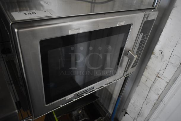 2021 Menumaster MFS18TS Commercial Microwave Oven, stainless steel, digital controls, 208/240V, excellent condition.
