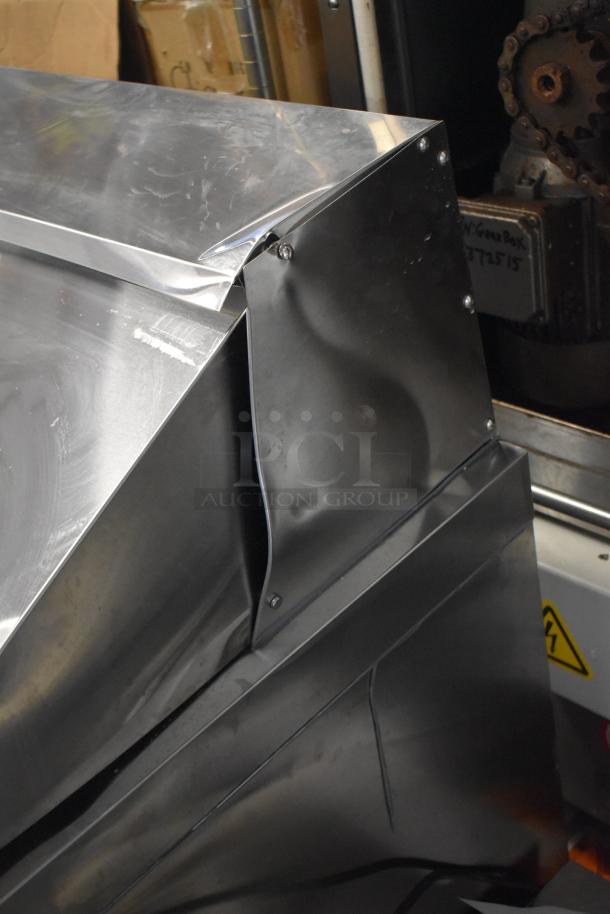 Avantco 178APT60MHC Commercial Prep Table, stainless steel, visible dent on side. 115V, 1 Phase, Bain Marie Mega Top model.