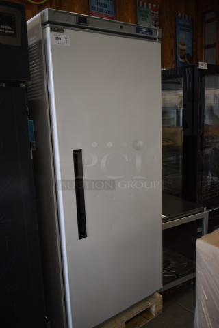 BRAND NEW Arctic Air AWR25 White Refrigerated Single Door 25 cu. ft., 120V, 1 Phase, slight scratches, model label visible.