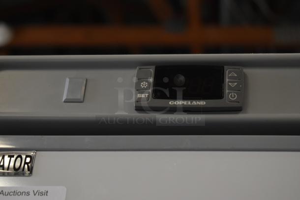 Arctic Air AWR25Z white reach-in refrigerator, 25 cu. ft., single door, 120V, digital controls, Copeland display, scratch and dent.