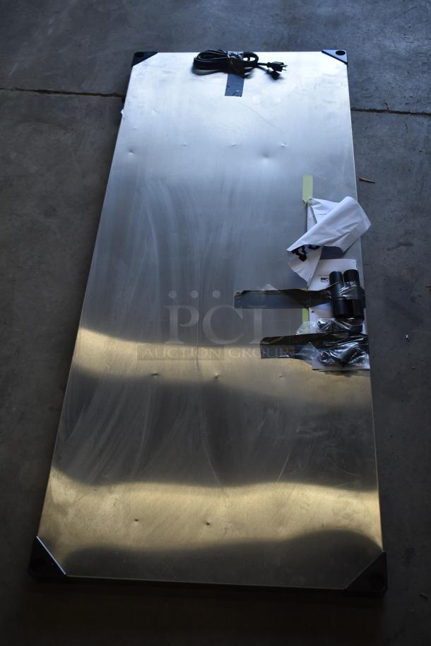 Metro Super Erecta Hot HS2460 stainless steel heated shelf, 24"x60", brand new scratch and dent, 120V, 1 phase.