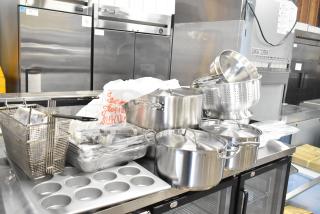 32 BRAND NEW SCRATCH AND DENT! Items Including China Cap Strainers, Colander, Muffin Pan, Fry Baskets. See Description for Details. 32 Times Your Bid!