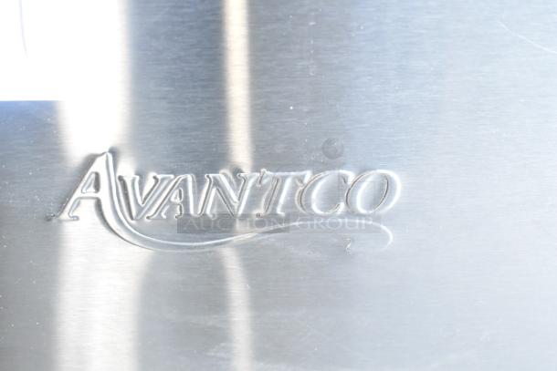 Avantco 177PC102 electric pasta cooker, stainless steel finish, brand new with minor scratches. 2-gallon capacity, 120V.