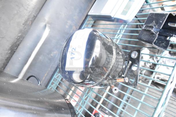 BRAND NEW Cubigel NUT70NR Compressor, scratch and dent condition, fits Avantco APT-48, APT-60, and SS series.