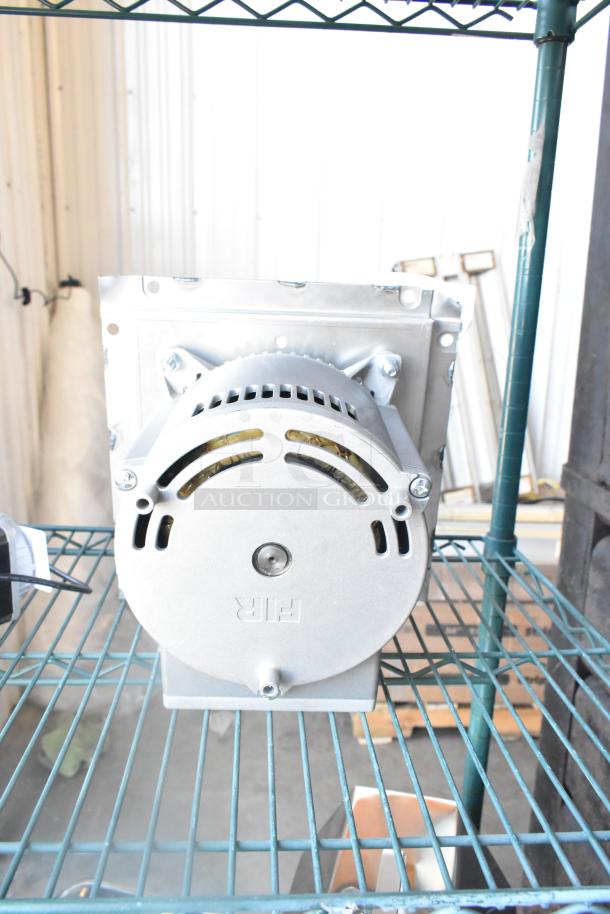 BRAND NEW SCRATCH AND DENT American Range A37652 Blower Motor Assembly, 1/4 HP, visible label "FIR", slight cosmetic damage.