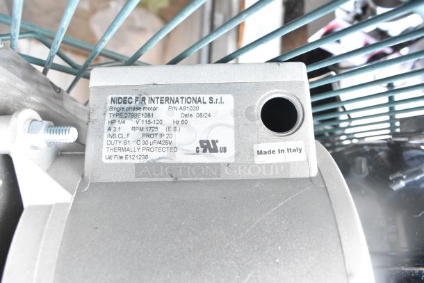 BRAND NEW American Range A37652 Blower Motor, 1/4 HP, scratch and dent, Nidec FIR, single phase, thermally protected, Made in Italy.