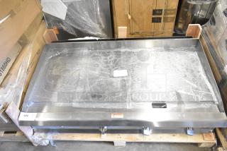 BRAND NEW Cooking Performance Group 48" Gas Griddle, Model 351GTCPG48NL, with Flame Failure Protection and Thermostatic Controls, 120,000 BTU.