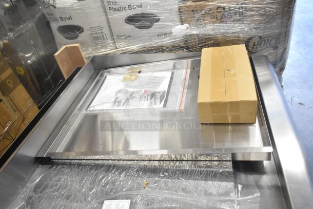 BRAND NEW SCRATCH AND DENT! Cooking Performance Group 48" gas griddle, flame failure protection, thermostatic controls, 120,000 BTU.