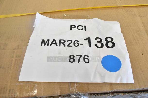 Cooking Performance Group 351GTCPG48NL items in original packaging. Label reads "PCI MAR26-138 876" with a blue dot.