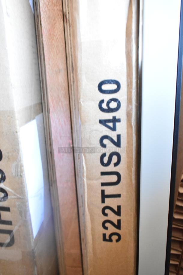 Cardboard box with bold text "522TUS2460," part of 9 new Cooking Performance Group items, model 351GTCPG48NL.