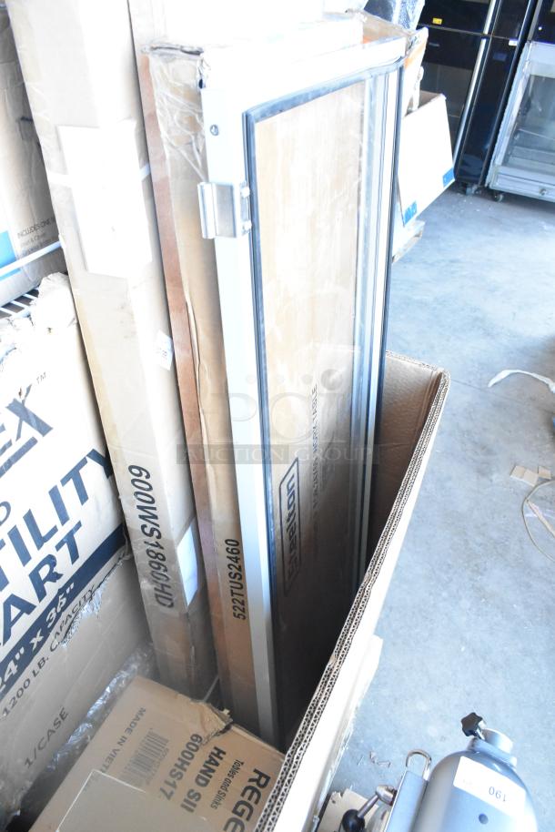 Nine new Cooking Performance Group items, model 351GTCPG48NL; includes sink, ice bin, sneeze guard. Boxes show minor wear.