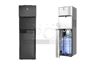 2 BRAND NEW SCRATCH AND DENT! Items; Avalon A3BLK Self Cleaning Bottom Loading Water Cooler Dispenser and Avalon A14 Bottom Loading Water Cooler. 2 Times Your Bid! Stock Picture Used.