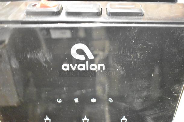 Avalon A5BLK self-cleaning bottleless water cooler, black, scratch and dent condition, brand new, top control buttons.
