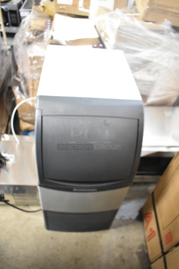 Scotsman UN0815AX-1A undercounter nugget ice machine. New, scratch and dent condition. Includes 36 lb. bin. 115V, 1 phase.