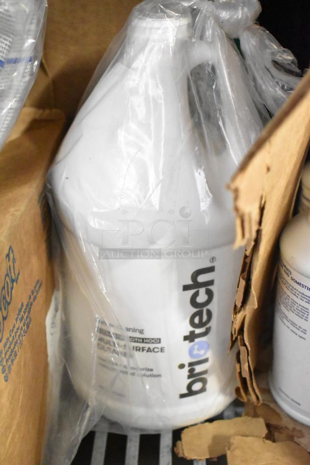 Tier lot including Diversey Crew Toilet Bowl Cleaner, Biotech Multi Surface Cleaner, and Curad Alcohol Pads.