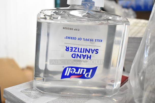 ALL ONE MONEY two-tier lot including Purell hand sanitizer, Scott foam skin cleanser, Claire disinfectant spray, 1099 envelopes.