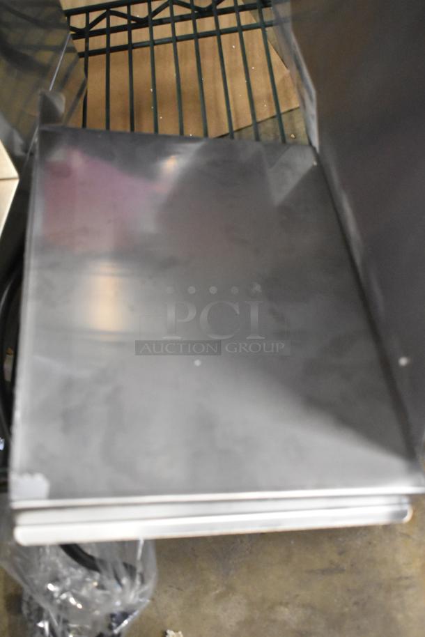 Brand new Avantco 184T140 Commercial Conveyor Toaster, 10" wide, 3" opening, 1750W, 300 slices/hr, 120V, scratch and dent condition.