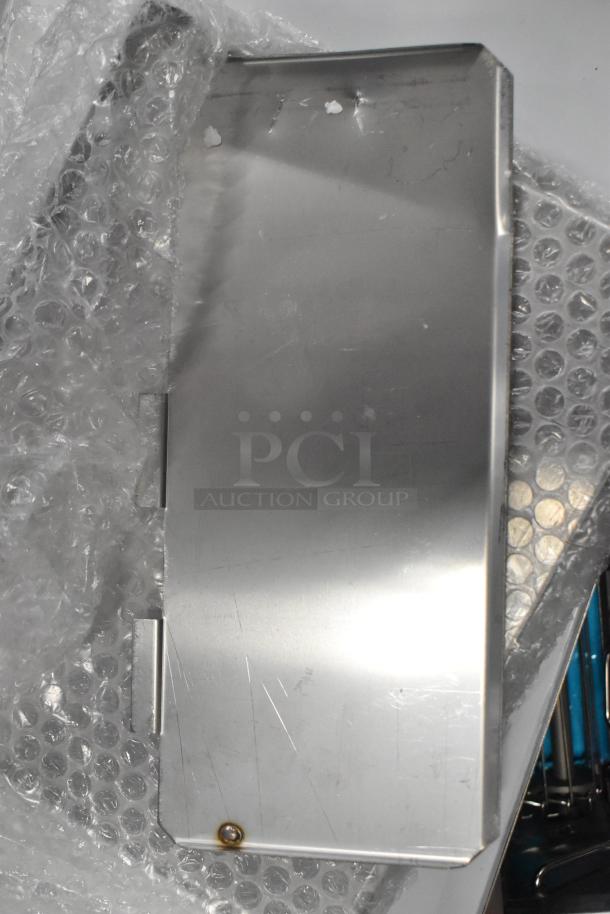 Brand new Galaxy 177GCT10 conveyor toaster with 3" opening, showing minor scratches and dents; 120V, 1 Phase.