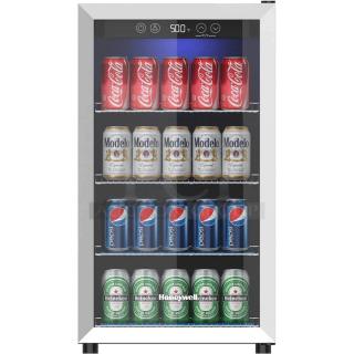 Brand new Honeywell H115BCS 115 Can Cooler, glass door, digital display, minor scratches, 115V, 1 phase, merchandiser.