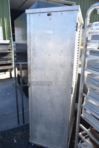 Commercial Enclosed Pan Rack on Commercial Casters.