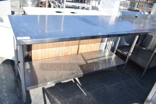 Commercial Table w/ Under Shelf.