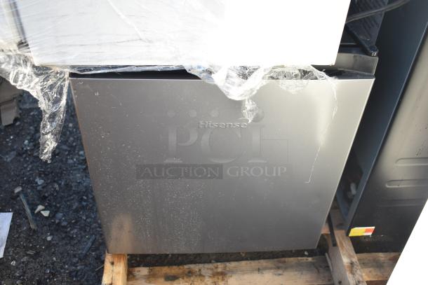 Six mini coolers, including Arctic King ARM32D5ABB, 2 Galanz GLR33MBKE23, Haier, Hisense. 120V, 1-phase. Visible plastic wrap.