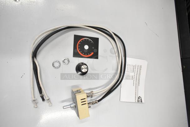 BRAND NEW Hatco R02.19.018.00 Infinite Switch Kit 120v, complete with wiring, knob, dial, and installation guide. Scratch and dent condition.