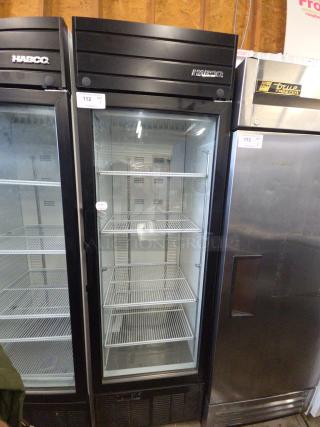 2019 Habco SE18 commercial reach-in cooler merchandiser, single door, 115 volts, tested and working, excellent condition.