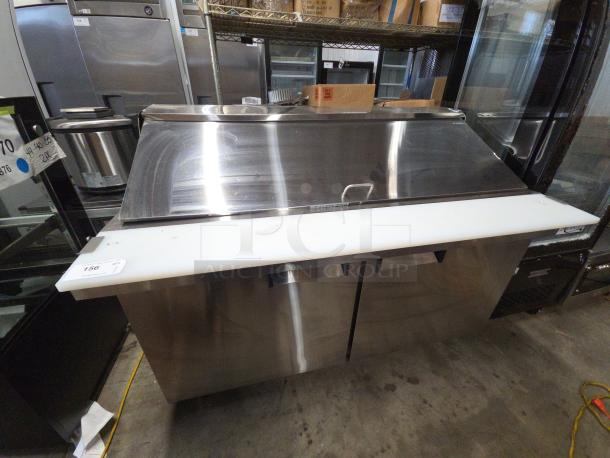 Brand new Avantco 178APT60MHC commercial sandwich prep table, stainless steel, 115V, tested and working.