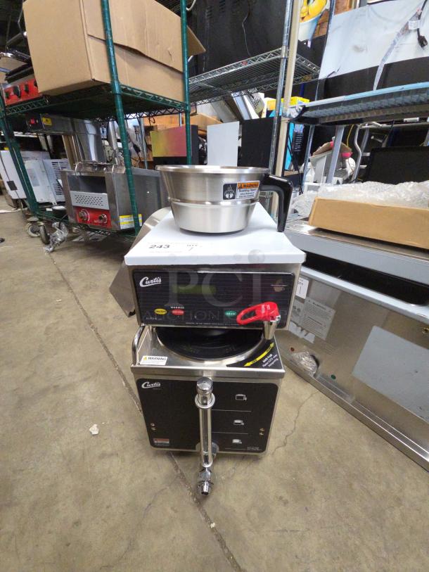 BRAND NEW Curtis ALP1GT12A000 12 Cup Coffee Brewer with warmer, 120 Volts, minor scratches, commercial condition.
