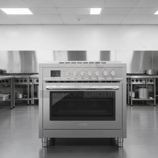 Brand new KoolMore KM-FR36EE-SS 36" professional electric range, stainless steel finish, scratch & dent condition.