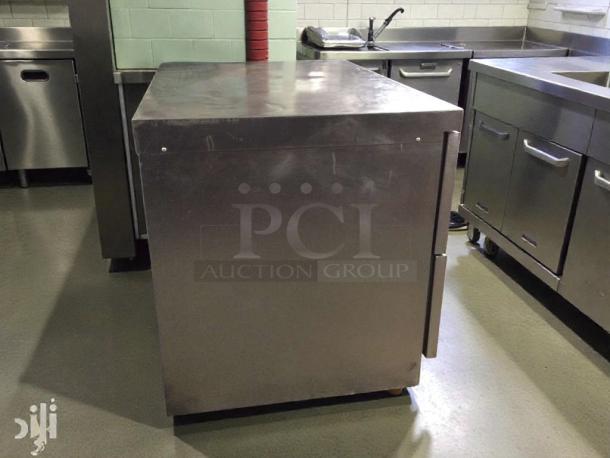 Delfield UCD4448N refrigerated drawer unit, excellent condition, stainless steel, tested working, 115V single phase.