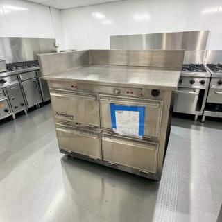 Duke Thermotainer heated holding cabinet, stainless steel, excellent condition, fully tested, 208V/3 Phase, model DUK-L-HLD-0212.