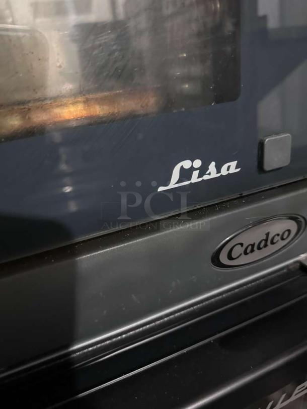 Cadco OV-013/XAF-013-US commercial convection oven, NSF & UL listed, fully tested, refined condition, label reads "Lisa."