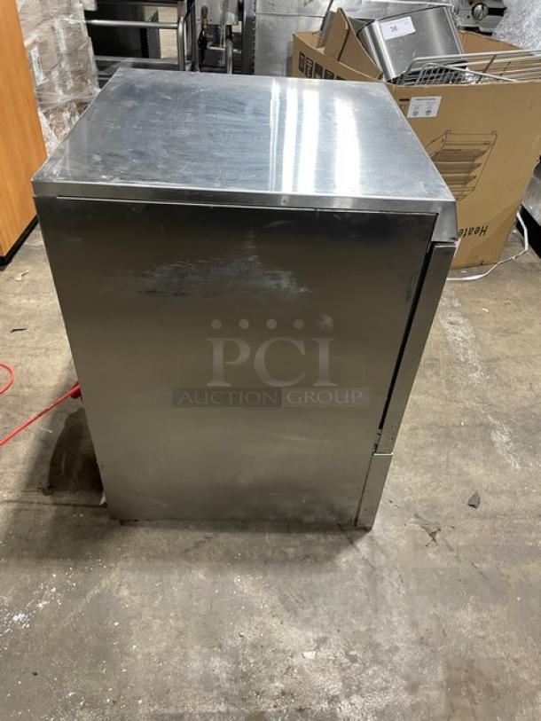 Hobart LXEH commercial undercounter dishwasher, stainless steel, electric, used condition, Model LXEH, SN: 23-1156870.