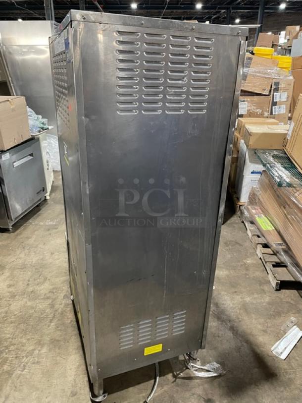 Cleveland Range 24CEA10 stainless steel electric dual convection steamer, Model: Steam Craft Ultra 10, on legs, used condition.