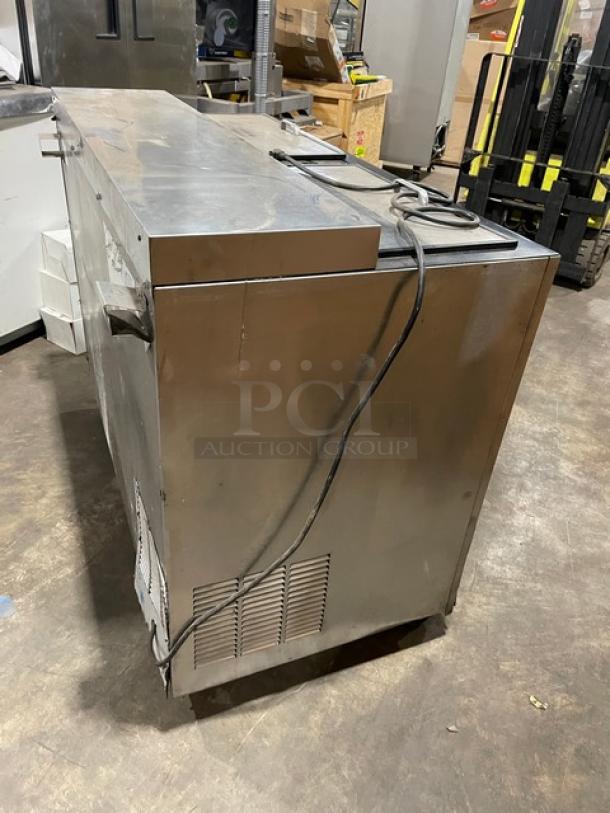 Perlick FR48STK stainless steel bar glass chiller/froster on casters, model SN 1706085378B, 115V, 1 Phase.