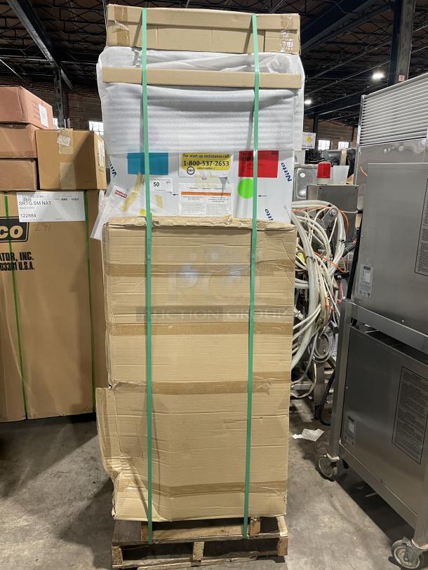 Brand new Franke Frozen French Fry Dispenser, Model F3D3P, on pallet. Ideal for high volume.