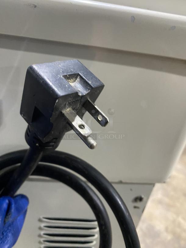 Eurodib LM50 spiral dough mixer plug, commercial-grade, single speed, 220V, stainless steel, electric-powered.