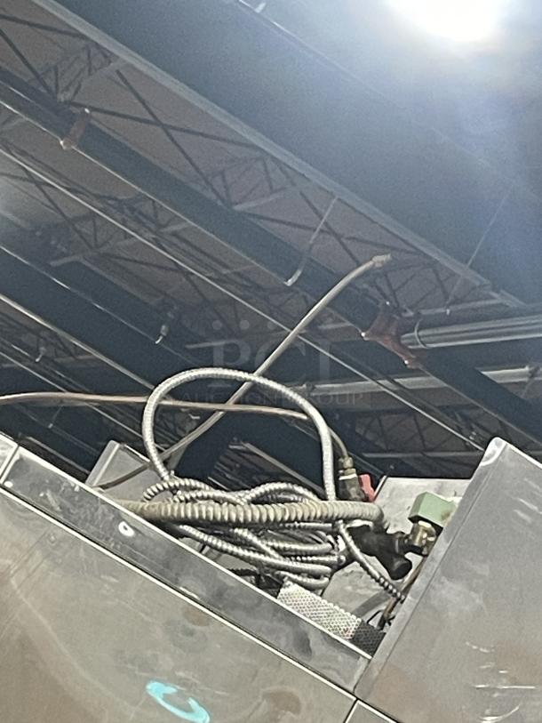 Hobart commercial stainless steel heated holding/proofing cabinet with digital controls, visible cords, good condition.