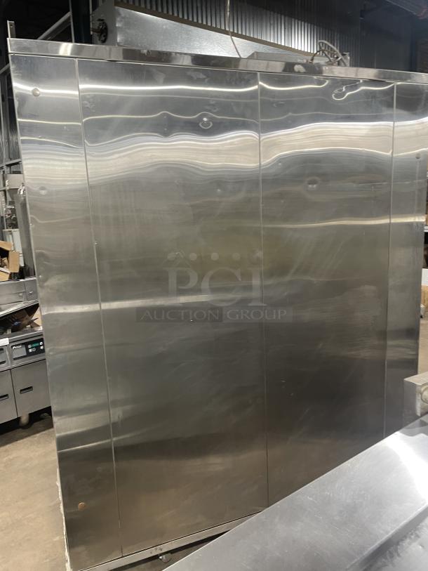 Hobart commercial stainless steel heated holding/proofing cabinet with digital controls, excellent condition.