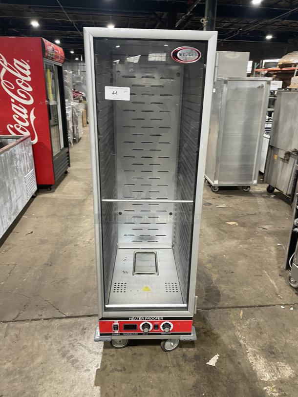 Bevles HPIC6836 insulated proofing/food warming cabinet, 2021 model, on casters, stainless interior, adjustable controls.