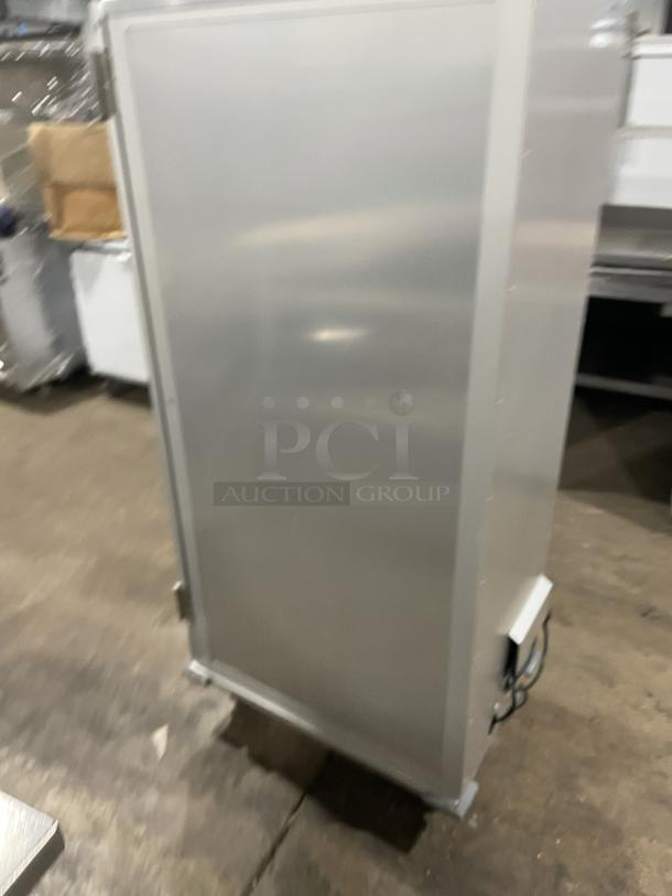 Bevles insulated proofing/food warming cabinet, model HPIC6836, 2021, on casters, 120V 1Phase, silver, serial 21054013600007.