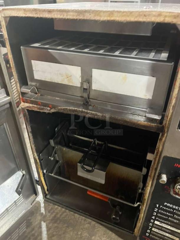 APW Wyott 3-drawer bread warmer, undercounter/countertop model, 115V 1 phase, visible usage marks.