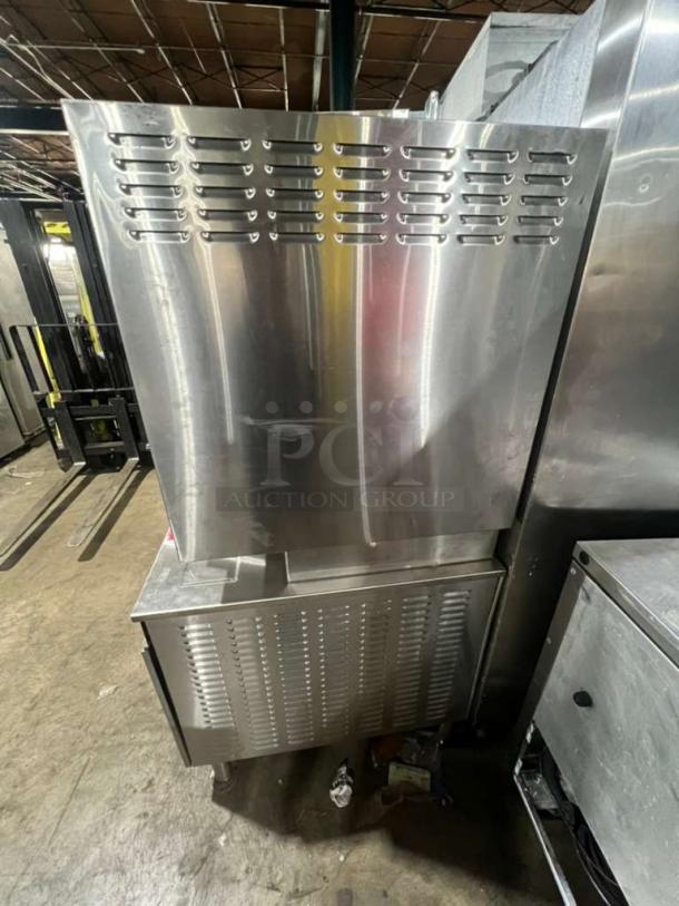 Cleveland Range dual compartment electric convection steamer, model 24CEM24, stainless steel, 202/220V 3 phase.