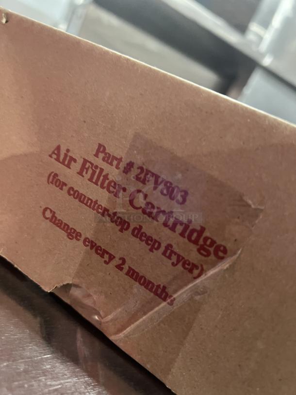 Perfect Fry air filter replacement cartridge, model 2FV803, for countertop deep fryers, new in box.